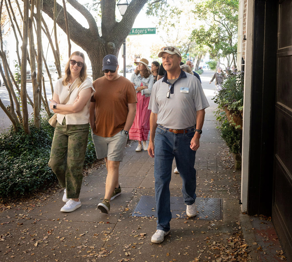 Paul giving a walking tour